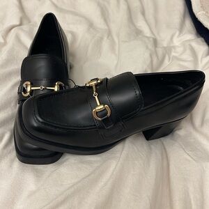 H&M heeled loafers (NWT)